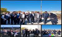 بازدید نمایندگان مجلس و مسئولین دانشگاه علوم پزشکی از پروژه 64 تختخوابی بیمارستان پورسینا